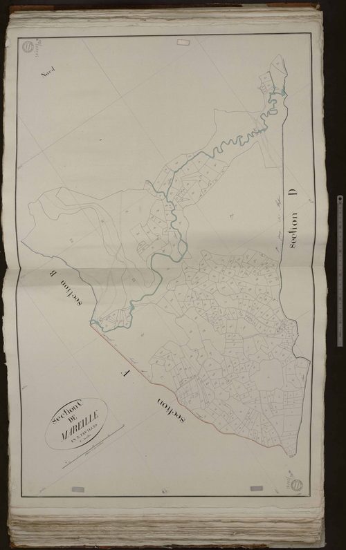 Saint-Georges-la-Pouge - Section C dite de Mareille (1ère feuille)