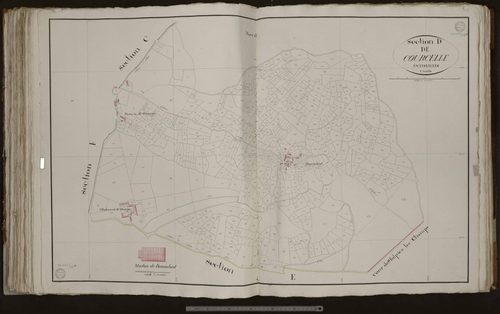 Saint-Georges-la-Pouge - Section D dite de Courcelle (1ère feuille)