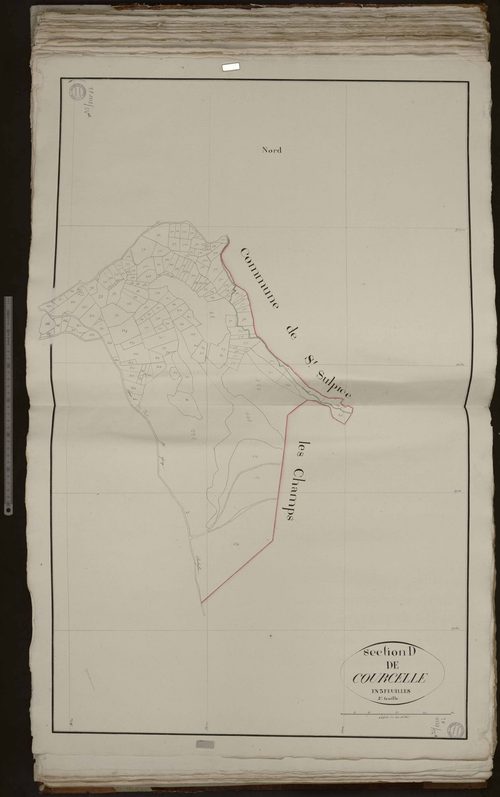 Saint-Georges-la-Pouge - Section D dite de Courcelle (2ème feuille)