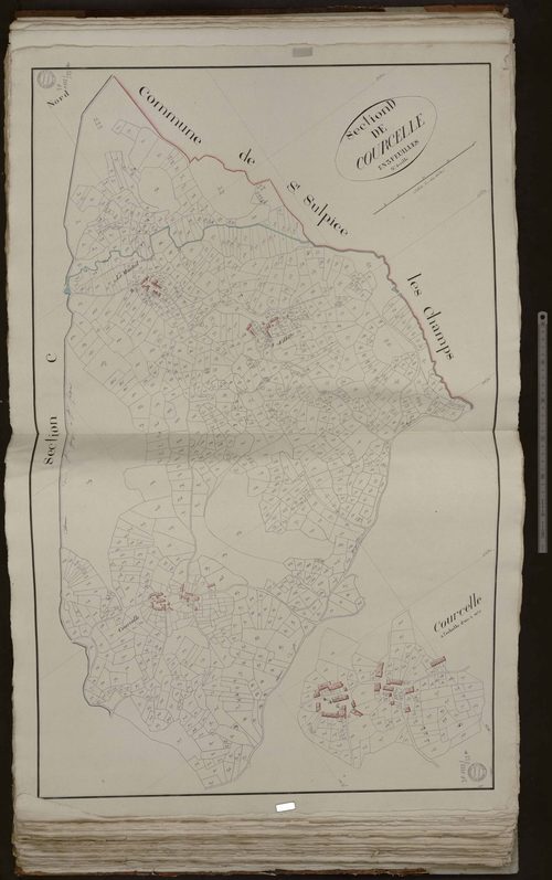 Saint-Georges-la-Pouge - Section D dite de Courcelle (3ème feuille)