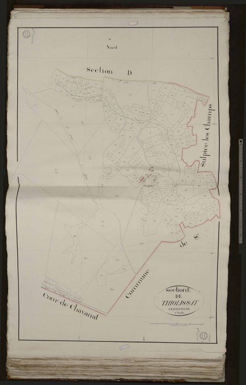 Saint-Georges-la-Pouge - Section E dite de Tiholissat (2ème feuille)