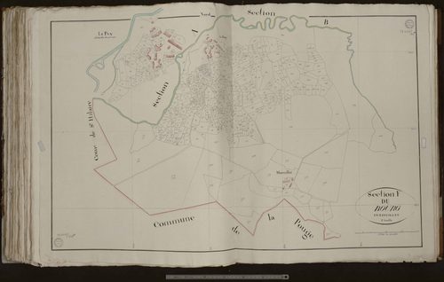Saint-Georges-la-Pouge - Section F dite du Bourg (3ème feuille)