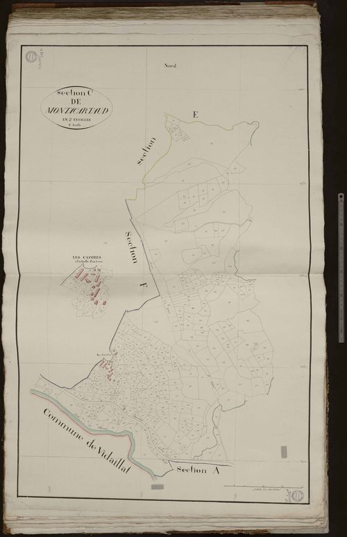 Saint-Hilaire-le-Château - Section C dite de Montacartaud (1ère feuille)