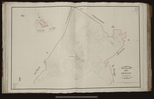 Saint-Hilaire-le-Château - Section D dite des Graules (1ère feuille)