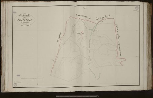 Saint-Hilaire-le-Château - Section E dite de Villevialle (4ème feuille)