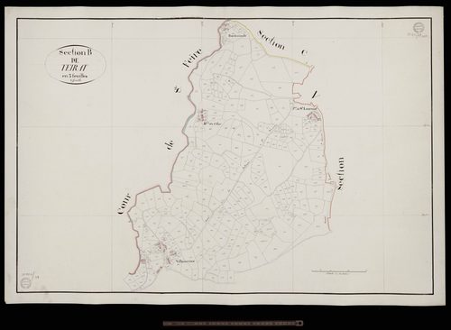 Saint-Laurent - Section B dite de Teirat (3ème feuille)
