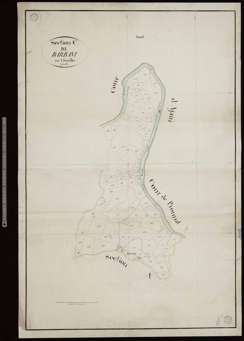 Saint-Laurent - Section C dite de Barbant (3ème feuille)