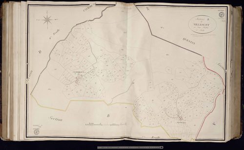 Saint-Marc-à-Frongier - Section B dite de Villescot (1ère feuille)