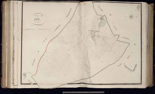 Saint-Marc-à-Frongier - Section D dite du Bourg (1ère feuille)