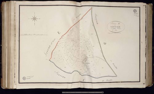 Saint-Marc-à-Frongier - Section E dite de Lachaud (3ème feuille)
