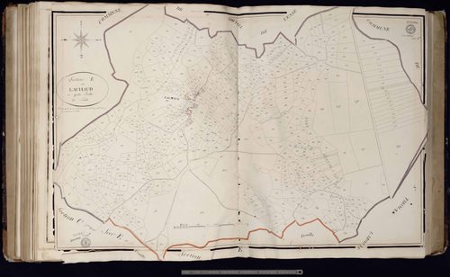 Saint-Marc-à-Frongier - Section E dite de Lachaud (4ème feuille)