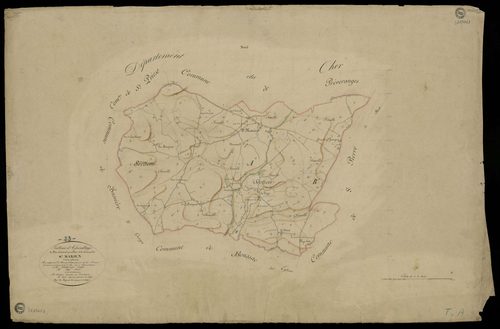 Saint-Marien - Plan parcellaire communal