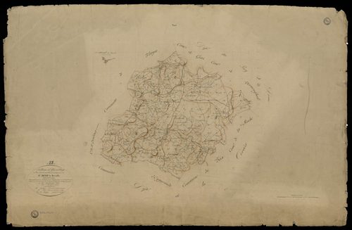 Saint-Merd-la-Breuille - Plan parcellaire communal