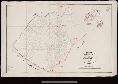 Saint-Pardoux-les-Cards - Section D dite de Bourlat (2ème feuille)