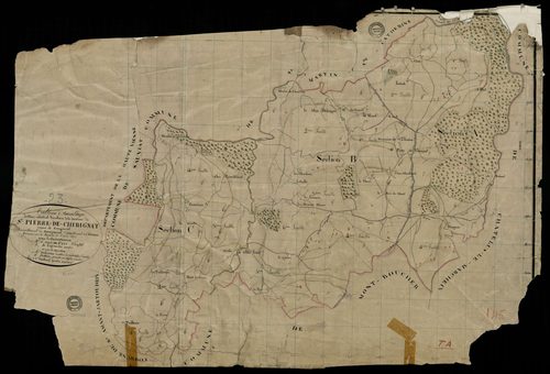 Saint-Pierre-Chérignat - Plan parcellaire communal
