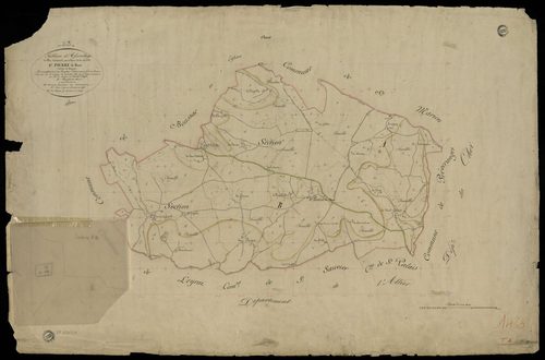Saint-Pierre-le-Bost - Plan parcellaire communal