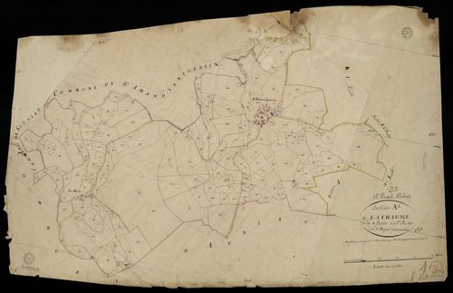Saint-Priest-Palus - Plan parcellaire communal