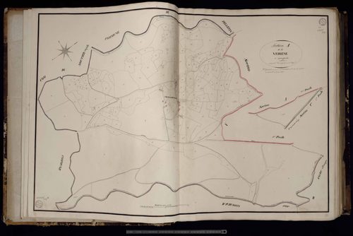 Saint-Quentin-la-Chabanne - Section A dite de La Vedrenne (1ère feuille)