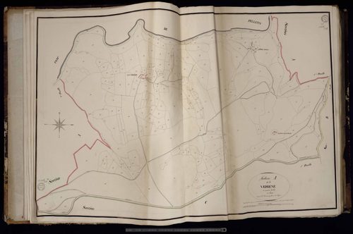 Saint-Quentin-la-Chabanne - Section A dite de La Vedrenne (3ème feuille)