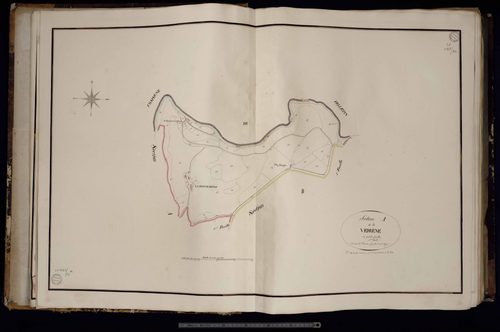 Saint-Quentin-la-Chabanne - Section A dite de La Vedrenne (4ème feuille)
