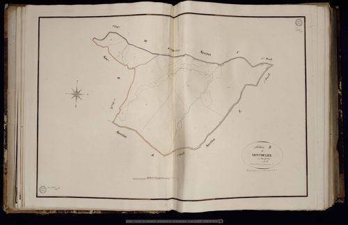 Saint-Quentin-la-Chabanne - Section D dite de Montoulier (1ère feuille)