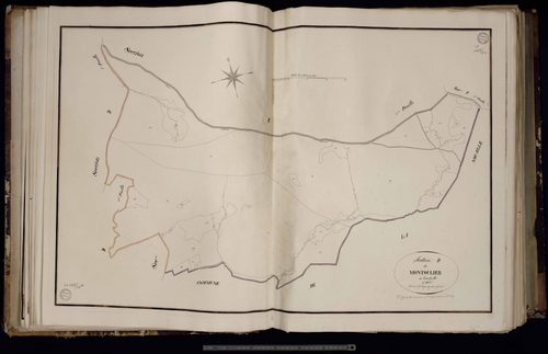 Saint-Quentin-la-Chabanne - Section D dite de Montoulier (3ème feuille)