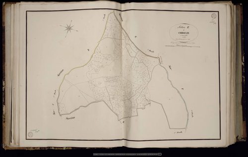 Saint-Quentin-la-Chabanne - Section E dite de Chirouze (2ème feuille)