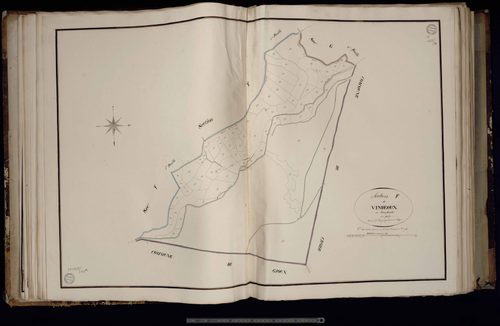 Saint-Quentin-la-Chabanne - Section F dite de Vindéoux (2ème feuille)