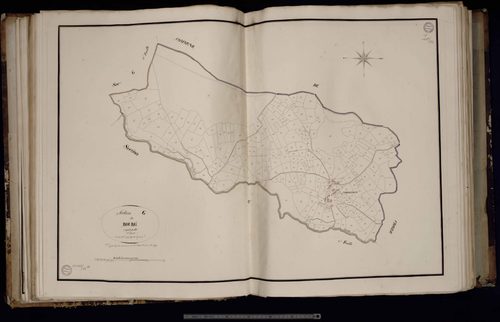 Saint-Quentin-la-Chabanne - Section G dite du Bourg (3ème feuille)