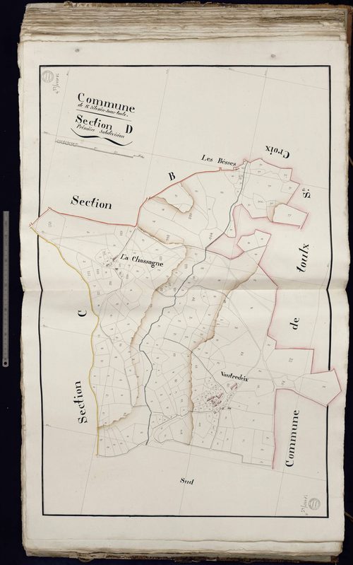 Saint-Silvain-sous-Toulx - Section D (1ère subdivision)