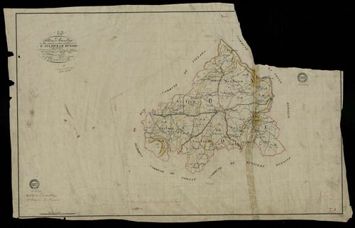 Saint-Sulpice-le-Dunois - Plan parcellaire communal