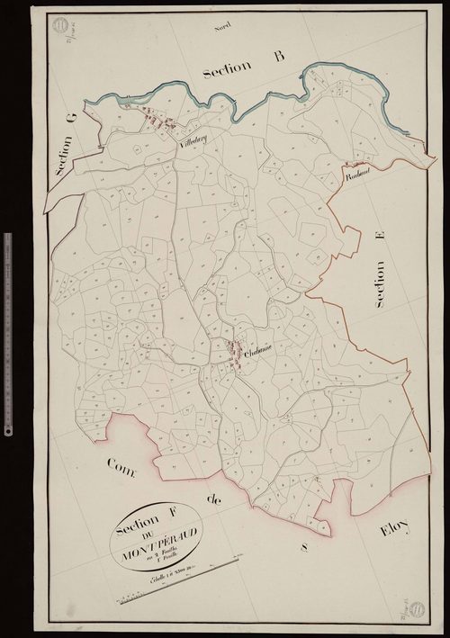 Saint-Victor-en-Marche - Section F dite de Mont-Péraud (1ère feuille)