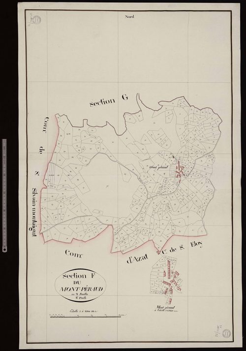Saint-Victor-en-Marche - Section F dite de Mont-Péraud (2ème feuille)