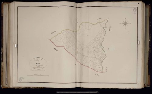 Saint-Yrieix-la-Montagne - Section C dite de Serre (1ère feuille)