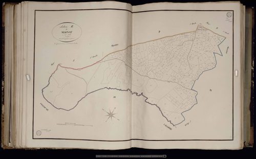 Saint-Yrieix-la-Montagne - Section E dite de Magnat (1ère feuille)