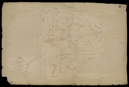 Tercillat - Plan parcellaire communal
