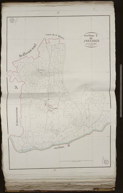 Thauron - Section E dite de Fontaneix (1ère feuille)