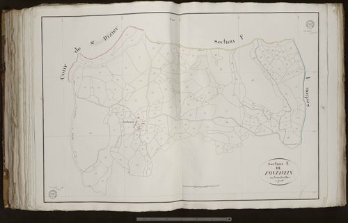 Thauron - Section E dite de Fontaneix (3ème feuille)