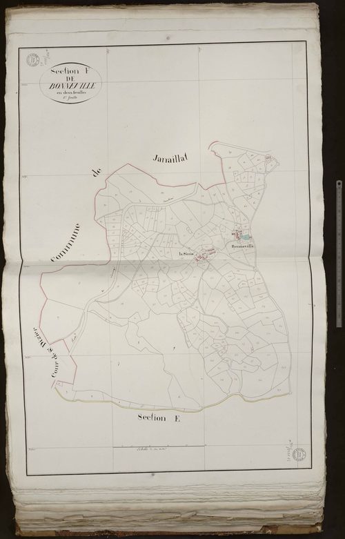 Thauron - Section F dite de Bonneville (1ère feuille)