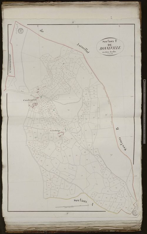 Thauron - Section F dite de Bonneville (2ème feuille)