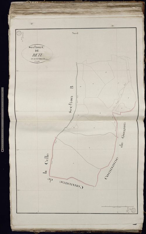 Trois-Fonds - Section C dite de Bête (1ère feuille)