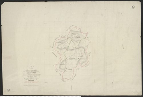 Trois-Fonds - Plan parcellaire communal
