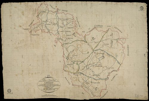 Vareilles - Plan parcellaire communal