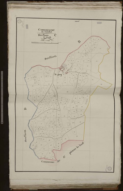 Vidaillat - Section C : Le Puy (2ème feuille)