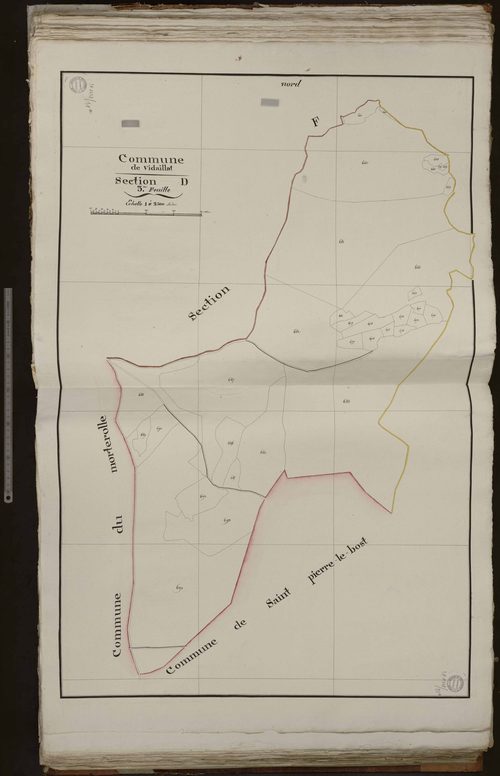 Vidaillat - Section D (3ème feuille)
