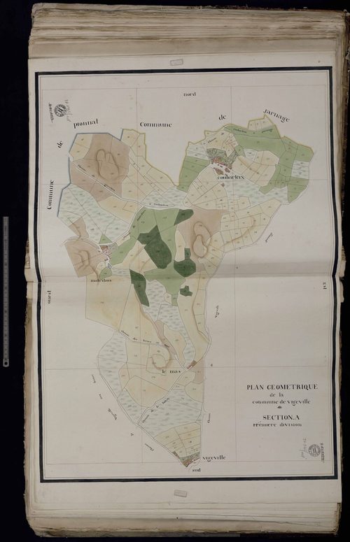 Vigeville - Section A : Coubarteix, Matribus, Le Mas (1ère feuille)