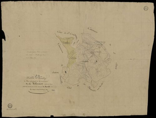 La Villeneuve - Plan parcellaire communal