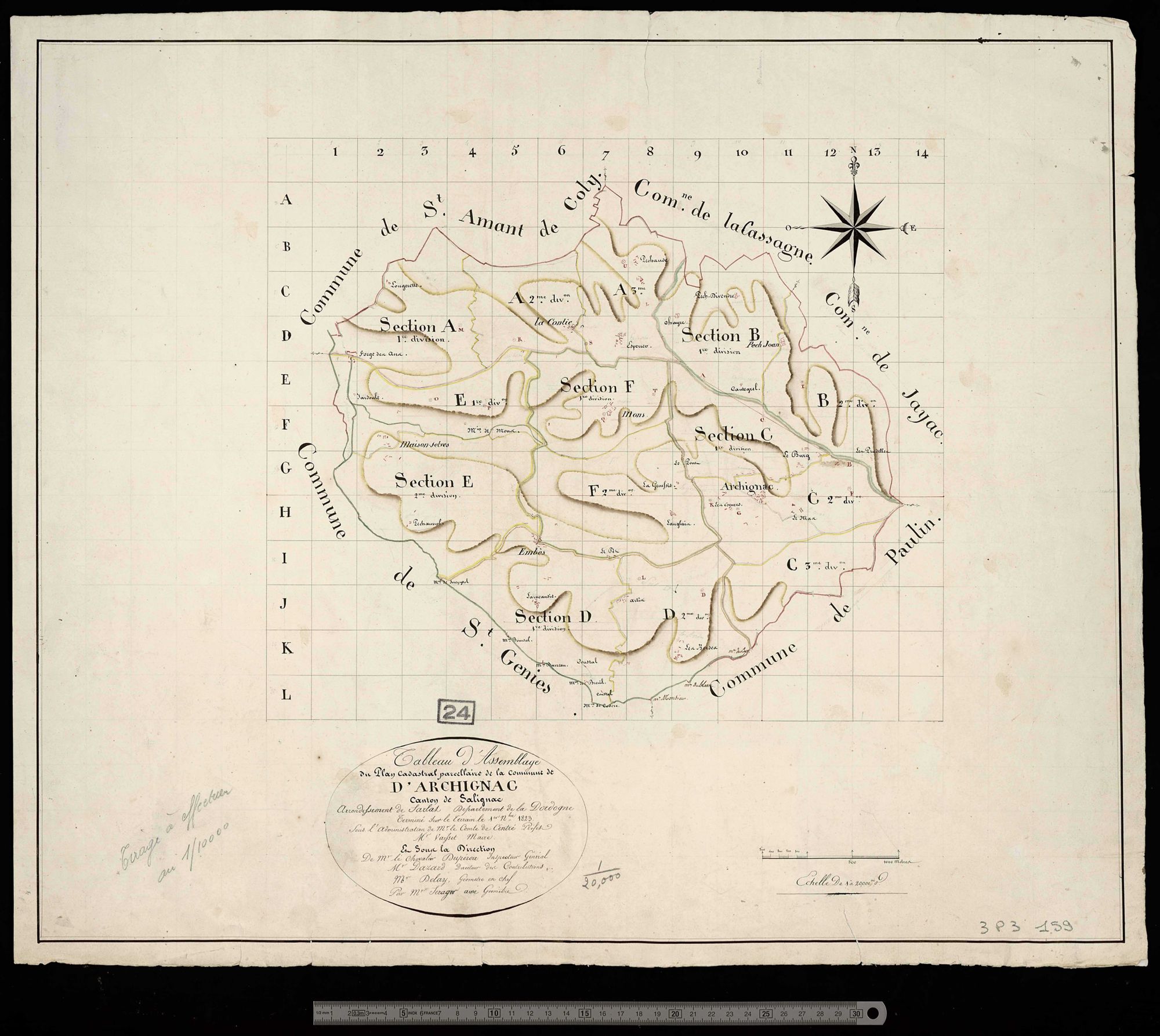Archignac - Tableau d'assemblage