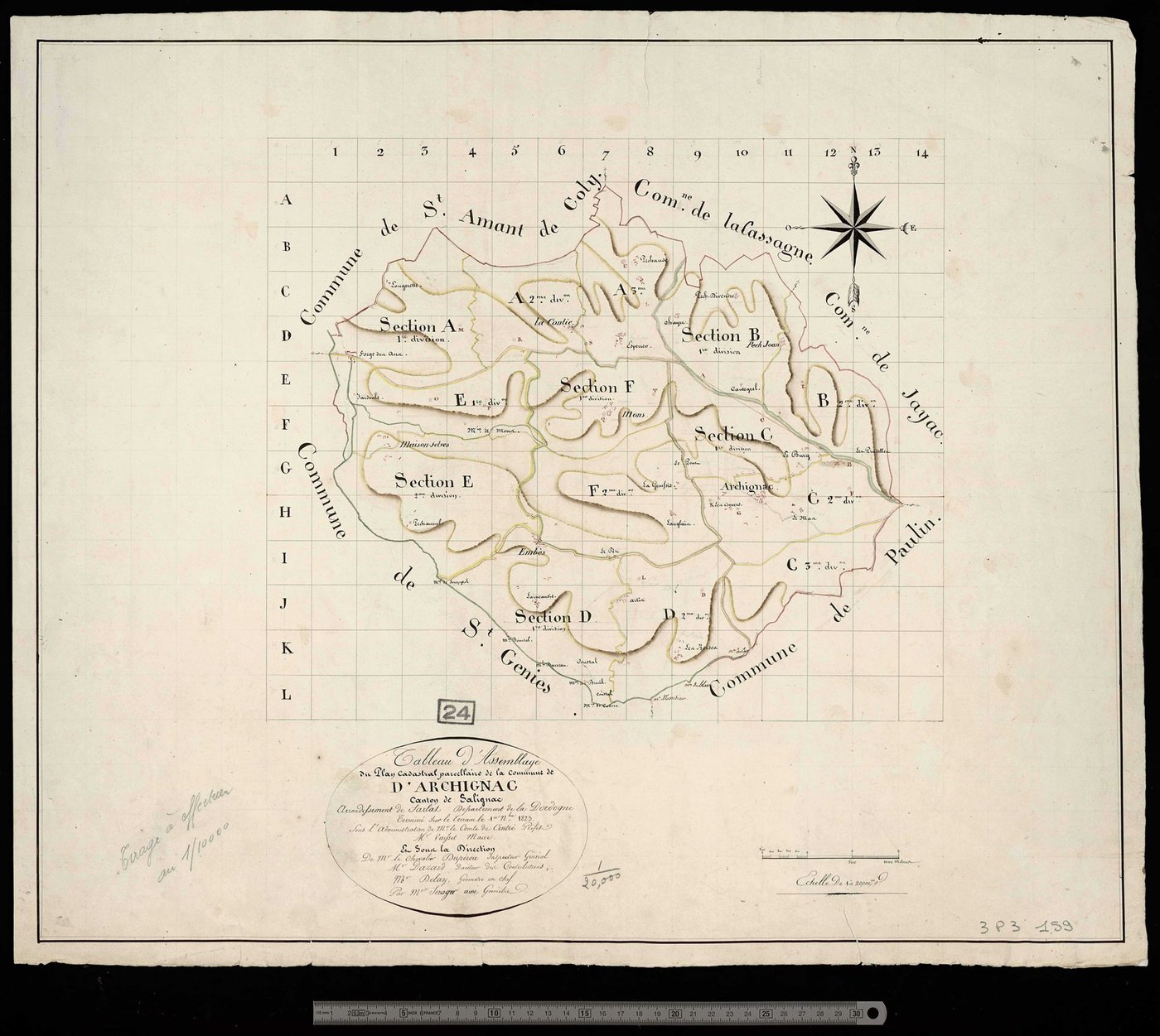 Archignac - Tableau d'assemblage