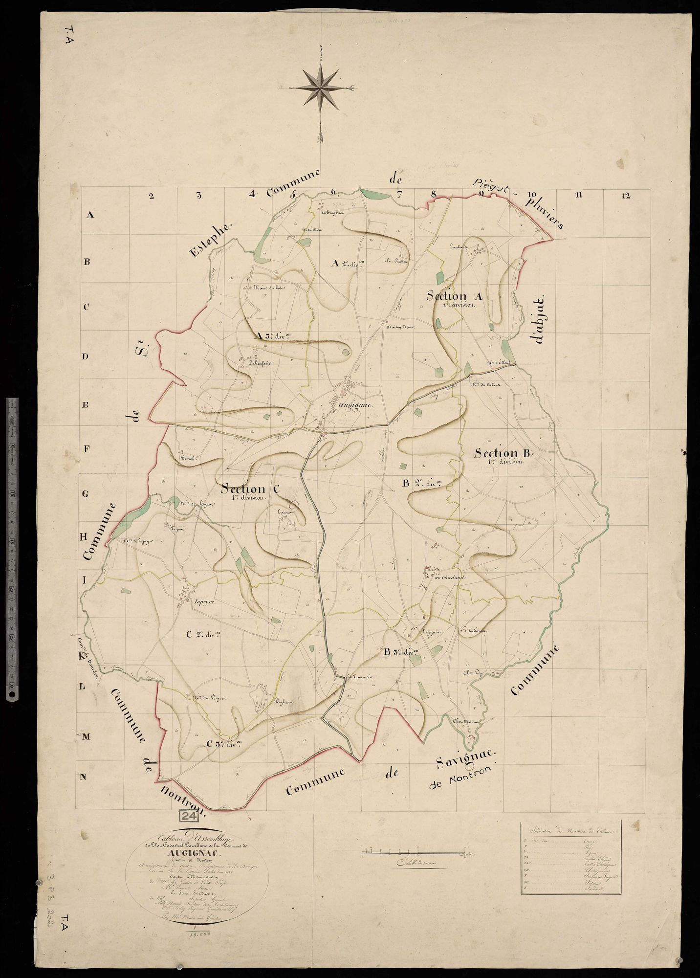 Augignac - Tableau d'assemblage